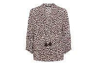 Olsen Women's Leopard Tunic Blouse