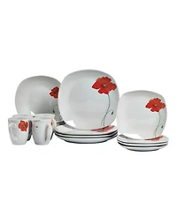 Tabletops Unlimited Poppy 16-Pc. Set, Service for 4