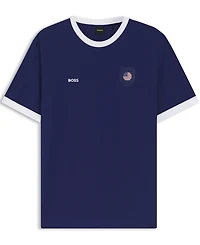 Boss by Hugo Men's Stretch-Cotton Usa Country Flag Logo T-Shirt