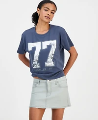 Grayson Threads, The Label Juniors' Ny 77 Graphic T-Shirt