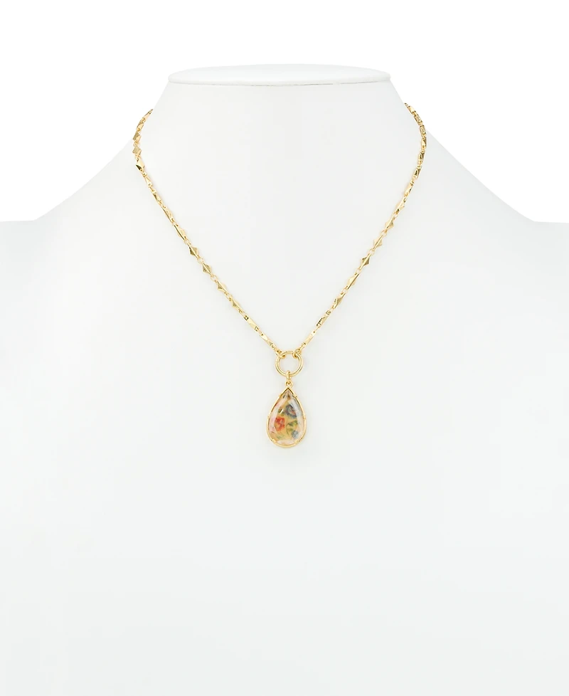 Patricia Nash Gold-Tone Tear Drop Pendant Necklace