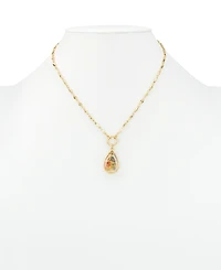 Patricia Nash Gold-Tone Tear Drop Pendant Necklace