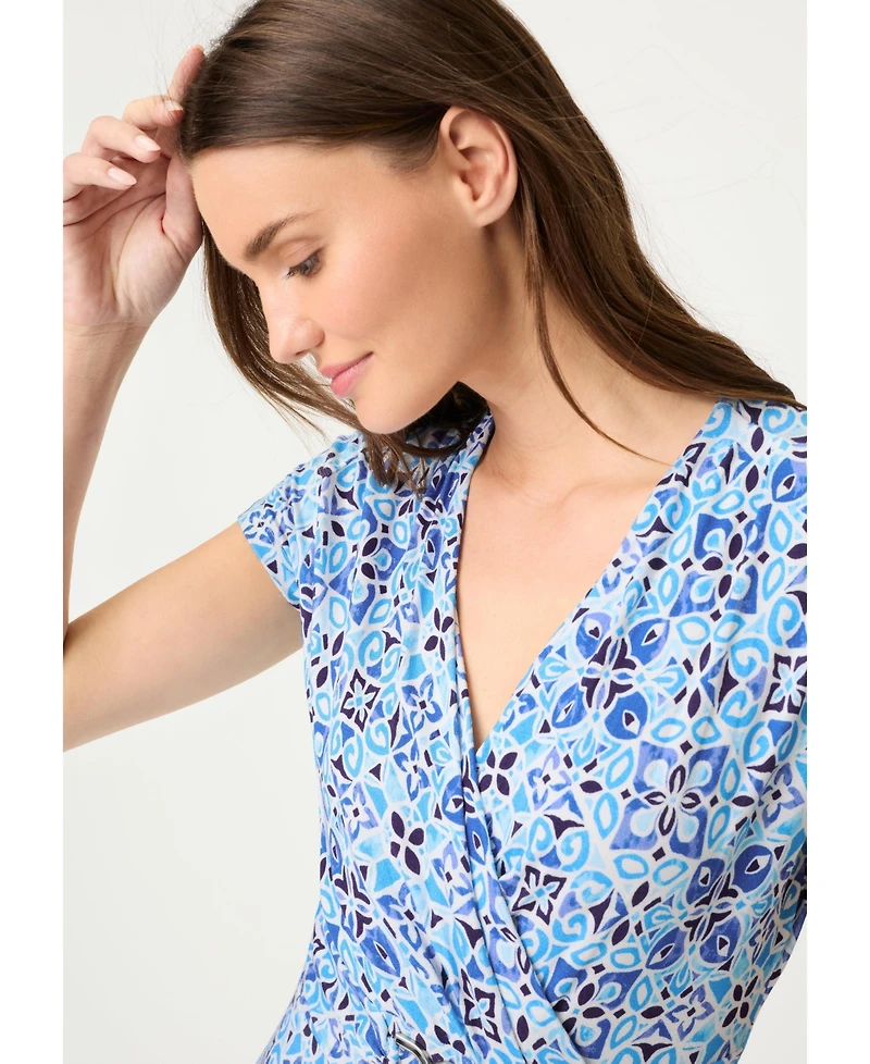 Olsen Women's Ornamental Faux Wrap Dress
