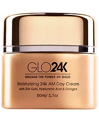 GLO24K Neck & Face Led Beauty Massager + 24k Moisturizing Day Cream.