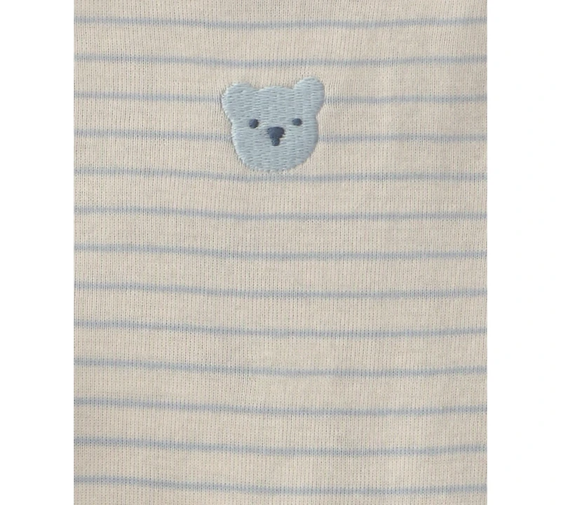 Carter's Baby Boys' Bear Terry Cardigan, bodysuit and pants, 3-Piece Set