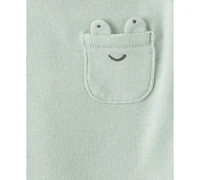 Carter's Baby Girls' and Boys' Critter Short-Sleeve Bodysuits, 5-Pack