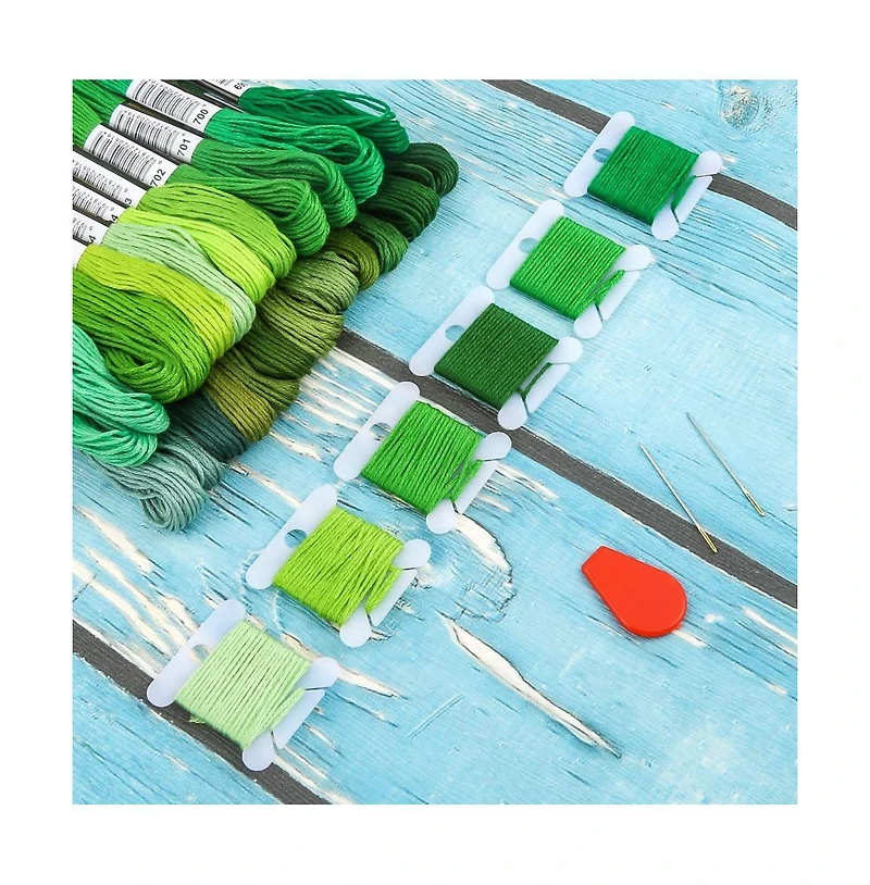 Gnuadz 24 Skeins Gradient Embroidery Floss Friendship Bracelet Thread