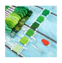 Gnuadz 24 Skeins Gradient Embroidery Floss Friendship Bracelet Thread