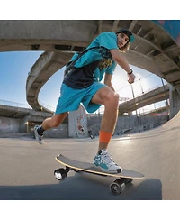 Mecale Electric Skateboard w/ Remote, 13.7 Mph, 7.5-Mile Range, 3-Speed, Carry Handle, for Teens & Adults