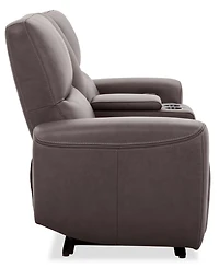 Symond 3-Piece Leather 2 Power Motion Sofa