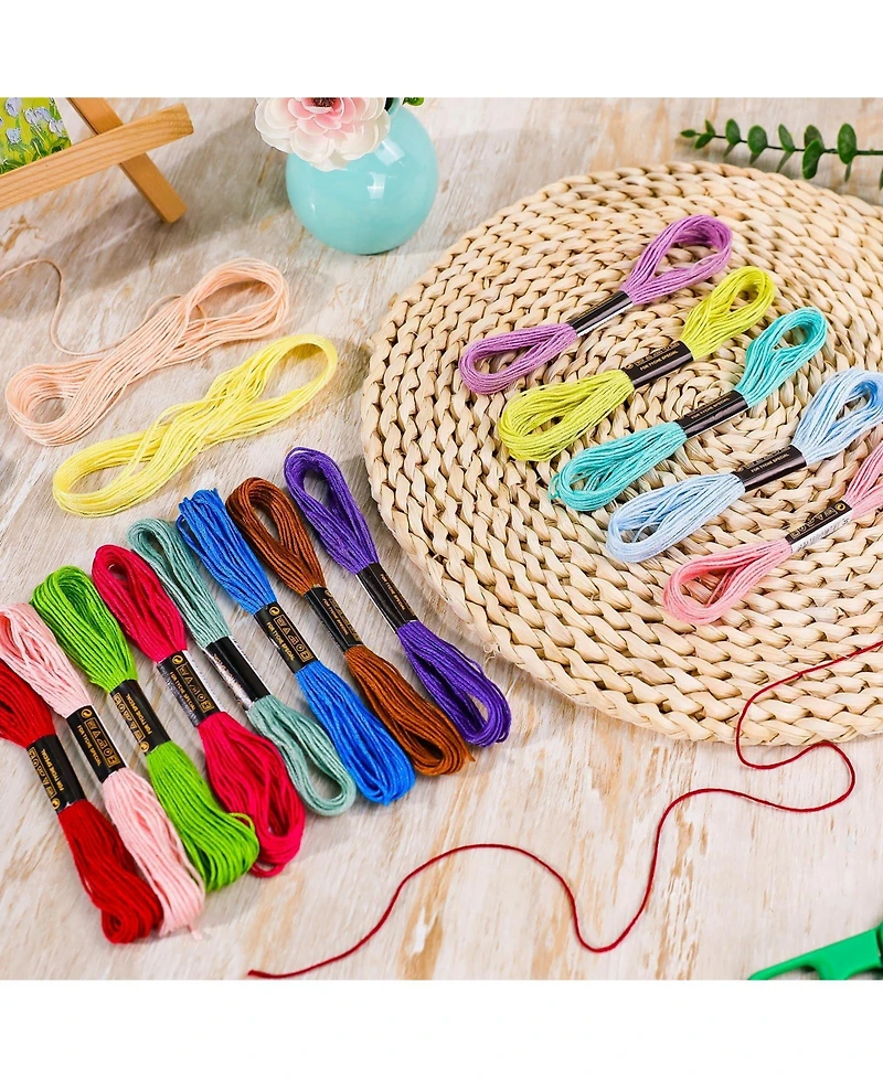 Gnuadz Colors Embroidery Thread Floss Friendship Bracelet String Cross Stitch Supplies Cotton Yarn Crafts