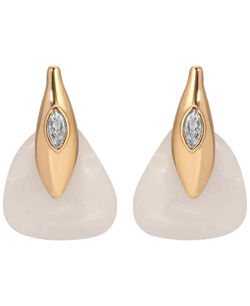Ettika Gold-Tone Turquoise Solstice Drop Earrings