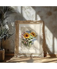 Gnuadz 3 Sets Flower Embroidery Kit Beginner Diy Needlepoint Video Guide