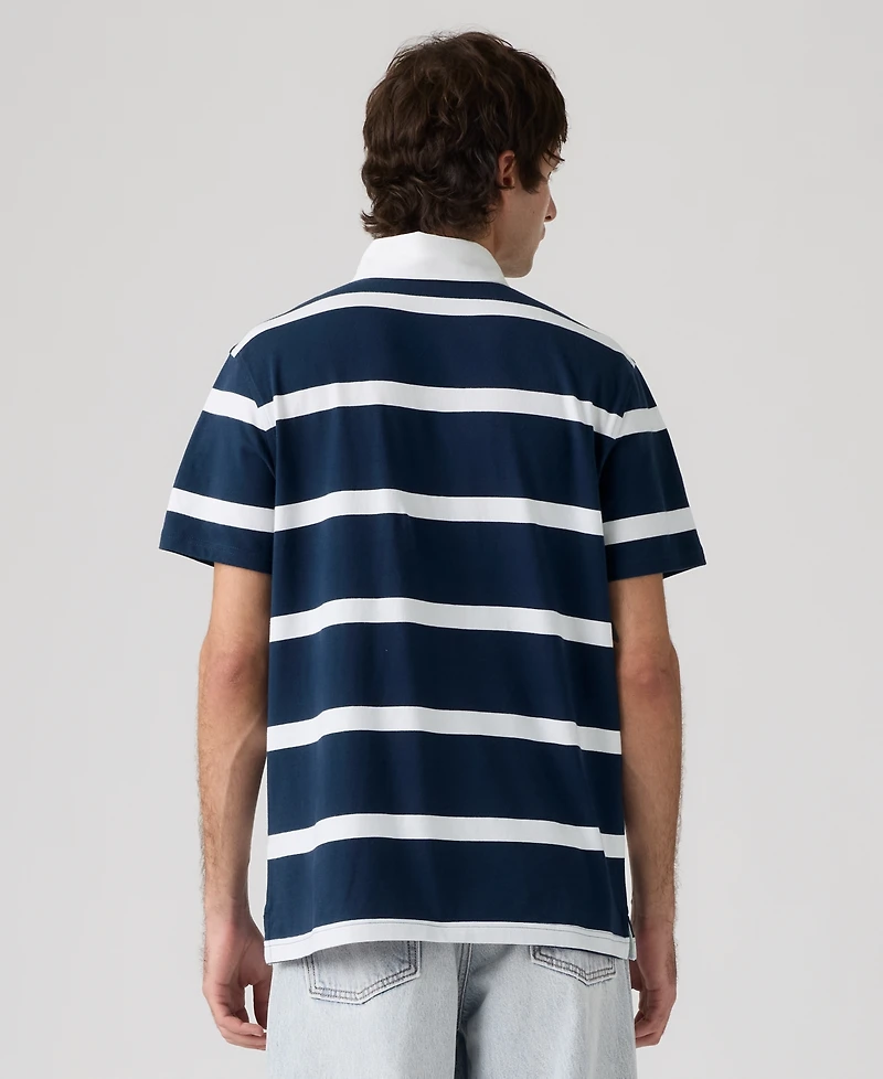 Levi's Men's Short-Sleeve Rugby Polo Shirt