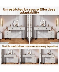 Rainsken Modern Vanity with Cloud Led Mirror