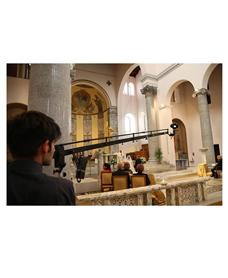 ProAm Orion DVC210 12' Wedding Production Package, Includes DVC210 12' Crane, Tilt Brake, Mount, Bag, 7" Hdmi Monitor, 7" Lcd Sunshade, Charger