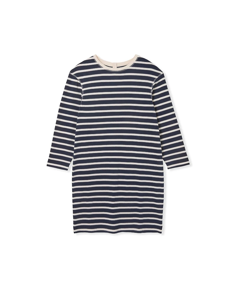 Celtic & Co. Women's and Striped Knee Length Jersey Dress