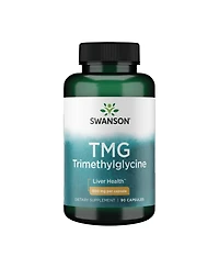 Swanson Tmg Trimethylglycine Amino Acid Supplement for Liver Function and Heart Health Support 90 Capsules