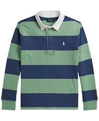 Polo Ralph Lauren Boys' 8T-20 The Iconic Rugby Long-Sleeve Shirt