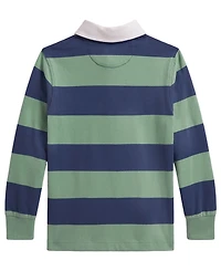 Polo Ralph Lauren Boys' 2T-7 The Iconic Rugby Long-Sleeve Shirt