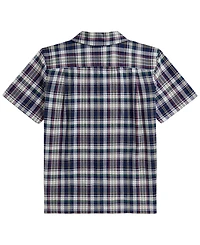 Polo Ralph Lauren Boys' 8-20 Plaid Cotton Oxford Camp Shirt
