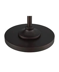 360 Lighting Downbridge Floor Lamp with Usb Charging Port 61" Tall Satin Metal Dome Shade Living Room Reading House