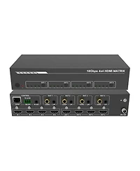Dvdo 4x4 4K Hdmi 18Gbps Matrix Switcher with Audio Outputs