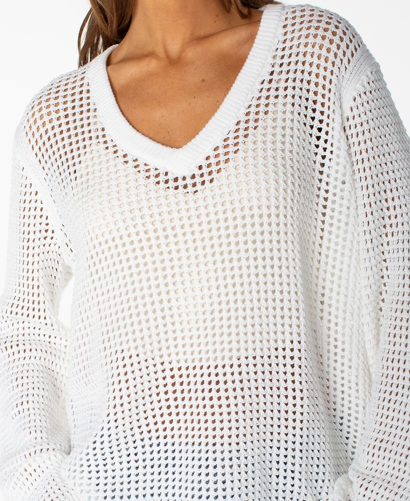 Roxy Women's Summer Nights V-Neck Tunic Top