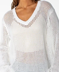 Roxy Women's Summer Nights V-Neck Tunic Top
