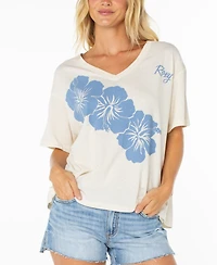 Roxy Women's Oversized V-Neck T-Shirt