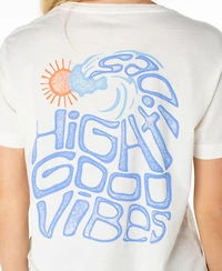 Roxy Women's High Tides Crewneck T-Shirt