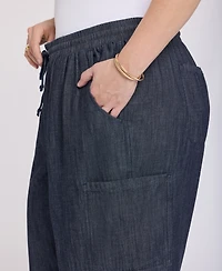 Nydj Plus Whitney Pull-On Cargo Crop Pants