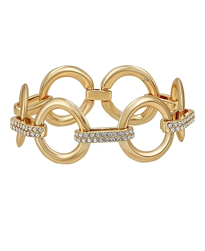 Guess Glass Stone Gold-Tone Bracelet