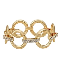 Guess Glass Stone Gold-Tone Bracelet