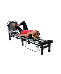 Stamina AeroPilates Reformer Board Whole Body Resistance Workout System, Black