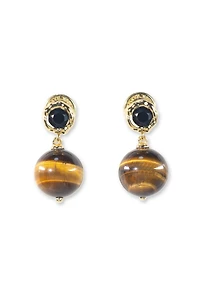 Classicharms Morgan Tiger's Eye Beaded Earrings