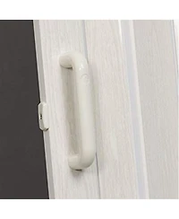 Ltl Home Products OAKMT4880HEC Oakmont Wooden Style Vinyl Accordion Door, White