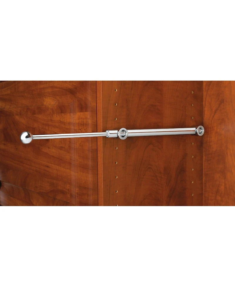 Rev-a-Shelf 12" Extendable Metal Closet Valet Rod, Chrome, Cvr-12-cr (4 Pack)