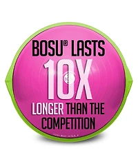 Bosu 72-10850 Home Gym Equipment The Original Balance Trainer 65 cm Diameter, Pink and Lime Green