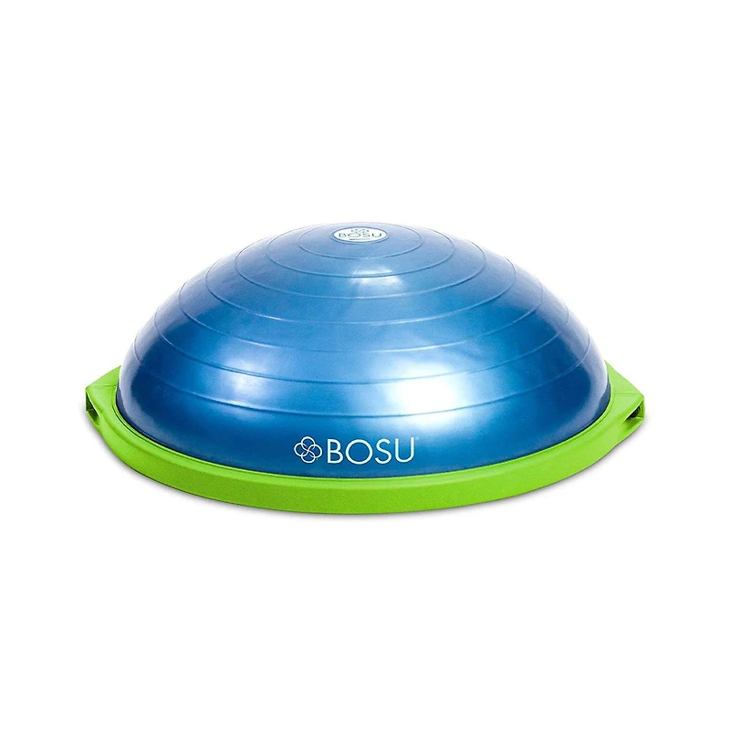 Bosu Home Gym Equipment the Original Balance Trainer Enhance Workout, Strength, Balance, and Flexibility with 26 Inches Diameter, Blue and Green