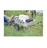 Gorilla Carts 200 Pound Capacity Heavy Duty Poly Fish and Marine Utility Cart