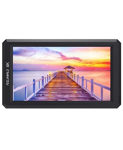 Feelworld F6 5.7" Ips Full Hd Hdmi On-Camera Led Monitor with 4K Support and Tilt Arm for Dslr and Mirrorless Camera, 1920x1080
