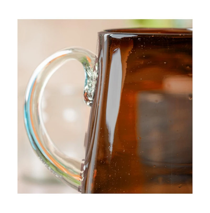 Verve Culture Handblown Glass Pitcher