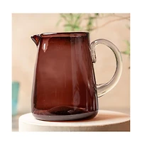 Verve Culture Handblown Glass Pitcher