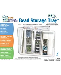 Bead Storage Solutions Elizabeth Ward Bead Storage Solutions Assorted Craft Supplies Organizer Tray