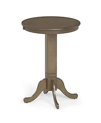Gouun Pub Height 30 in Round Dining Table with Pedestal Base
