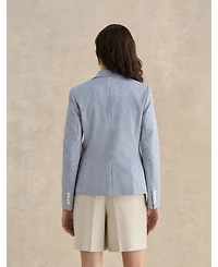 Hobbs Blake Structured Single-Button Blazer