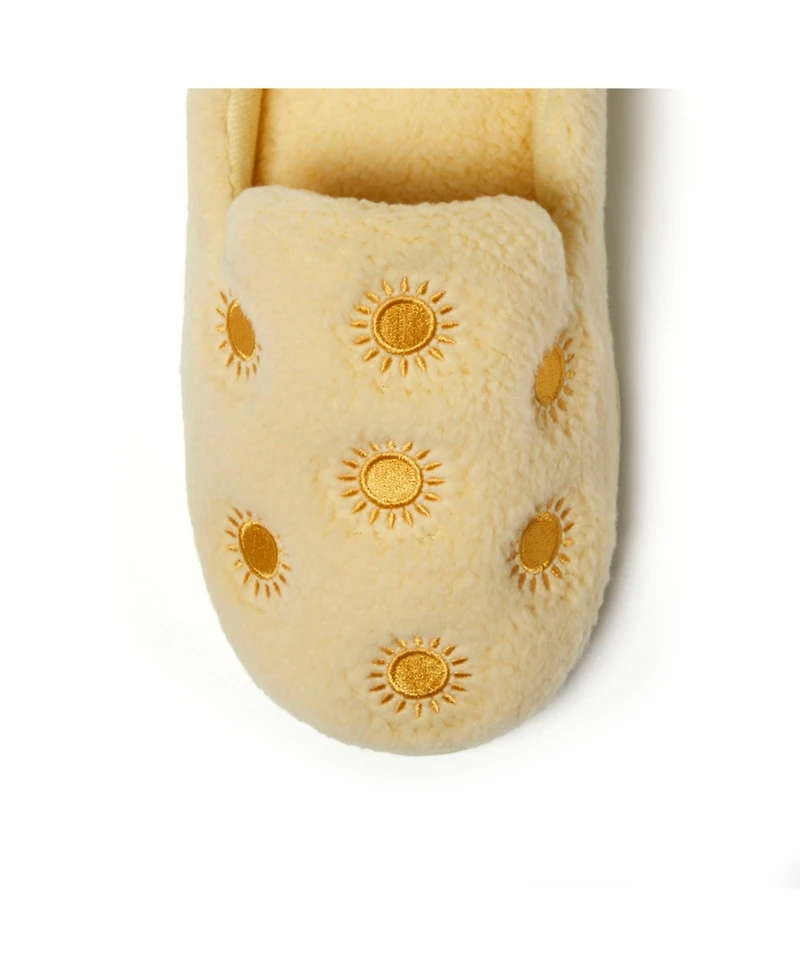 Dearfoams Women's Christmas Tree Teddy Scuff Slipper