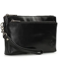 Patricia Nash Mignon Small Leather Wristlet Crossbody Handbag