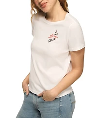 Lucky Brand Women's Botanical Classic Crewneck T-Shirt